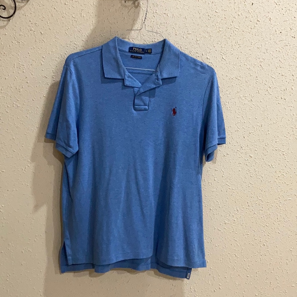 Large light blue Polo shirt